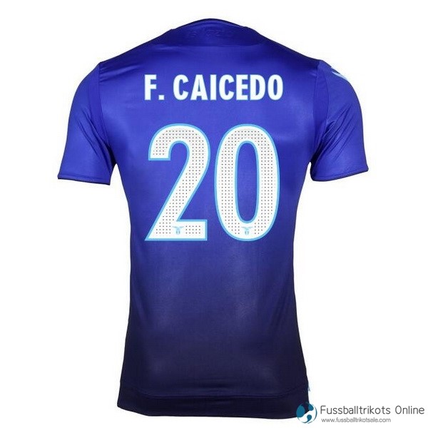 Lazio Trikot Ausweich F.Caicedo 2017-18 Fussballtrikots Günstig